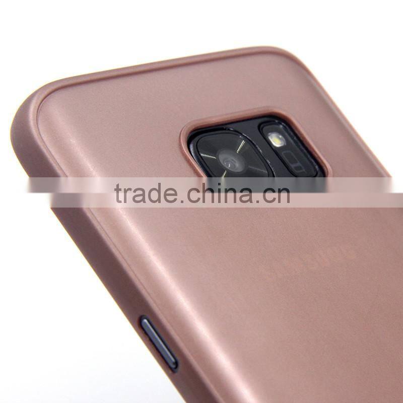 Ultra thin 0.4mm matte PP phone case for Samsung Galaxy S7 edge