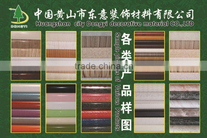 high quality high gloss marble pvc film