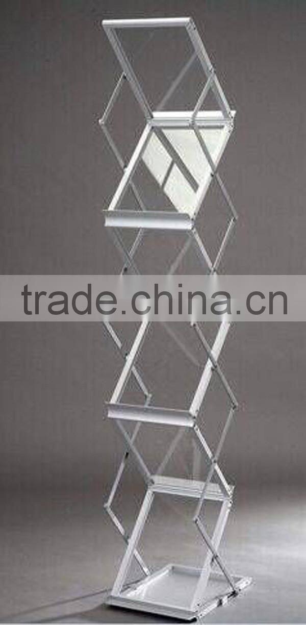 Powder Coating Metal Magazine Display Rack Booklet Stand Brochure Holder