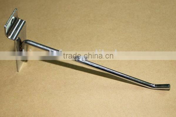 Small Black high quality metal hooks slatwall hanging display hooks