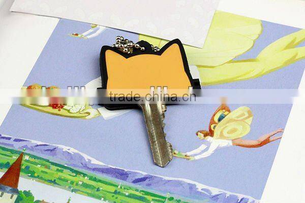Cute Cat Design Fashion silicone 3D key covers