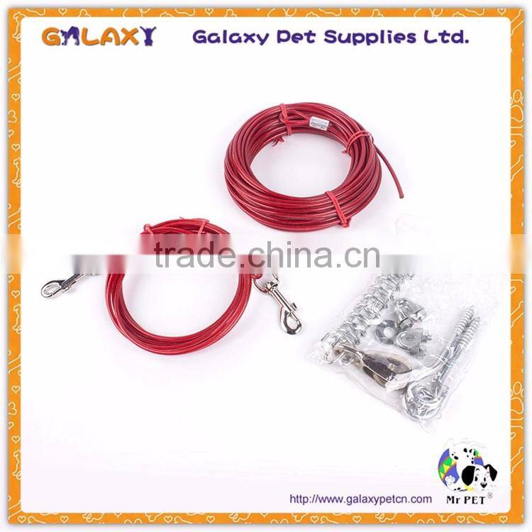 Pet supplies advanced spring steel wire rope pet leashes,retractable steel wire leash