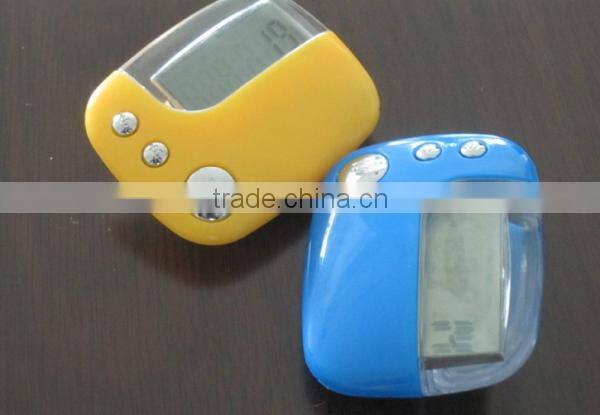 3 Buttons Multifunctional Digital Pedometer with Calculating calories and distance