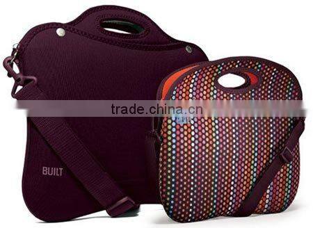 neoprene laptop carrying case sleeve bag, laptop messenger bag,16.5 inch laptop bag