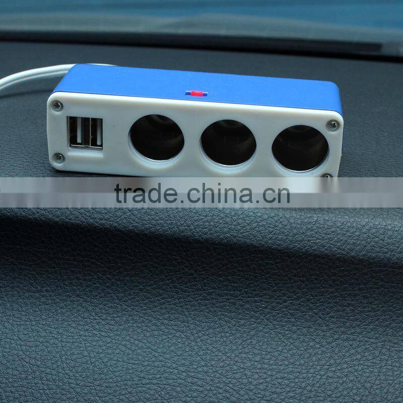 Hot sale high quality single USB 12v car charger socket