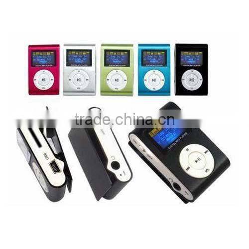 2014 New gift Clip screen MP3 Player flash light mp3 player with screen,high quality mp3 player