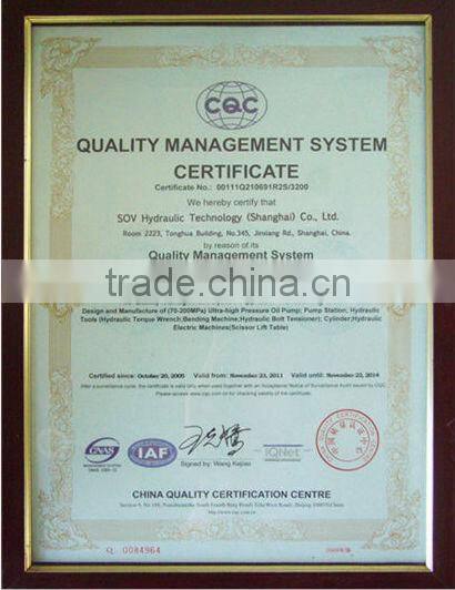 W series steel low profile hydraulic hexagon heavy duty torque wrench