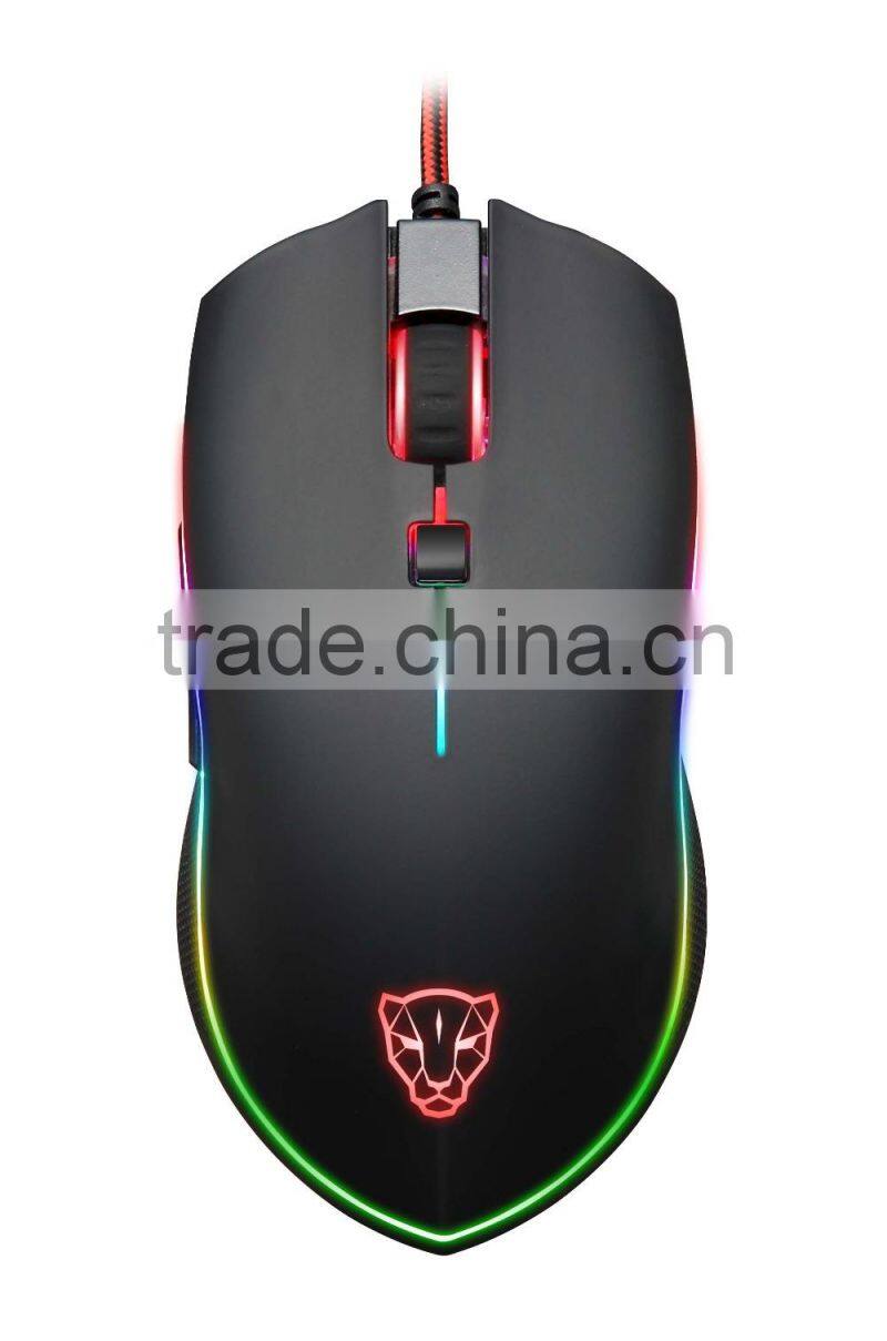 Motospeed Brand New AVAGO 3050 Optical 6D Programmable Gaming Mouse at 4000DPI with Customized Gaming Software