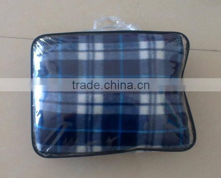 100% Polyester Car Safe Thermostat Electric Protable Heated Blanket