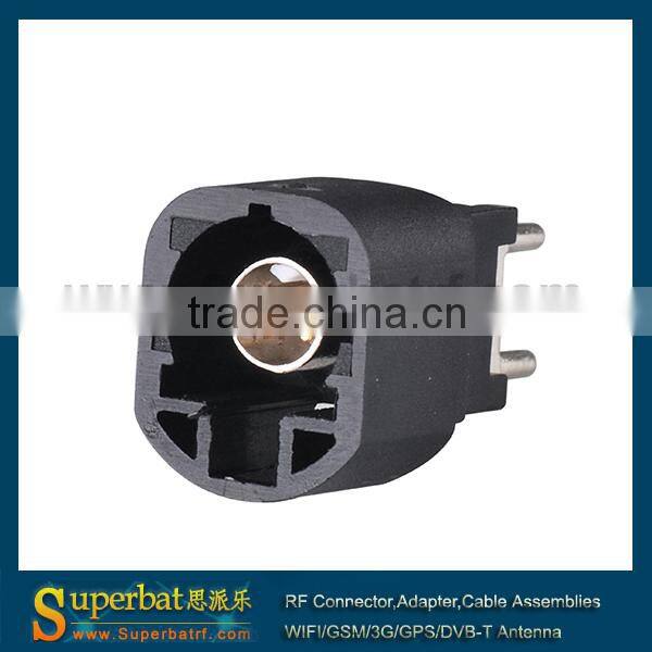 For Tesla Fakra Jack PCB mount 4Contact pin Connector insulation piercing connector