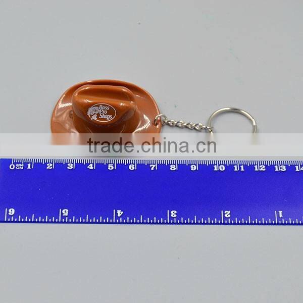 Promotional Gifts 3D Cowboy Hat LED Key Ring