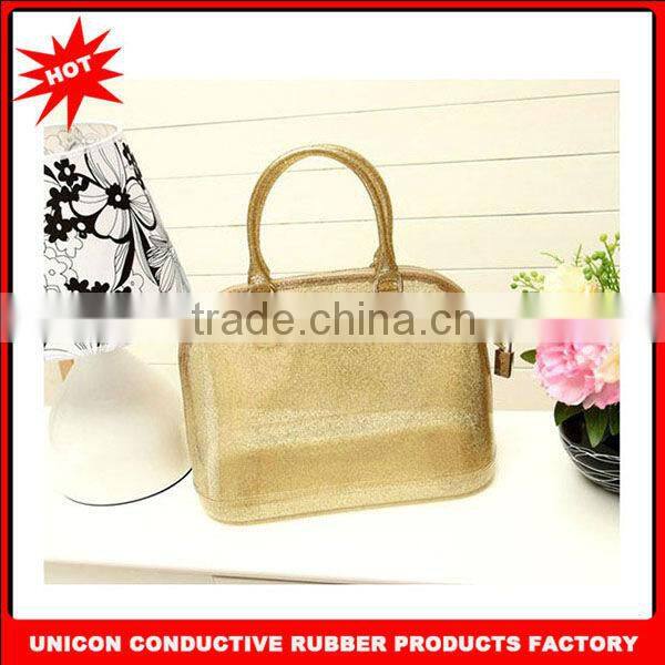 2013 latest design jelly candy color silicone bag