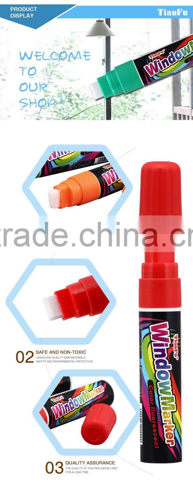 Supplier direct unique colourful quick dry window marker