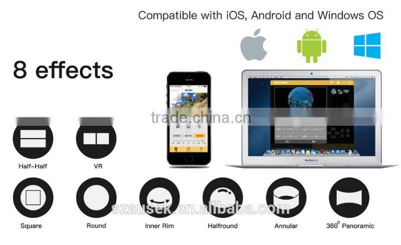 2016 Xiaomi Sport Camera 360 degree panoview waterproof 30M video XDV 3D experience