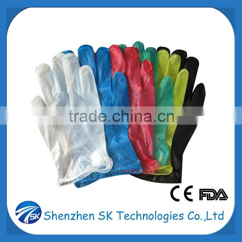 powder free vinyl exam glove