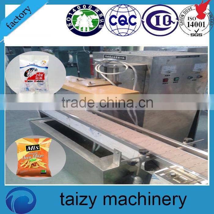 Speediness of cutting & sealing machine for plastic bags
