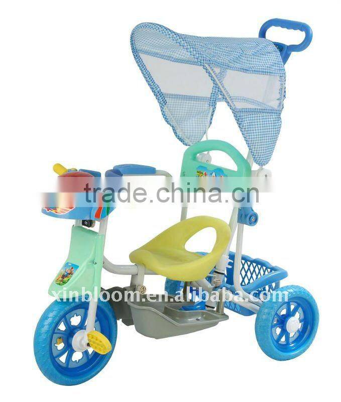 orange baby tricycle