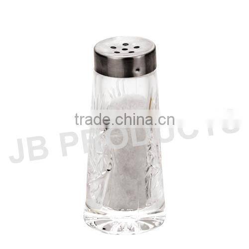 Acrylic salt pepper shakers with stainless cover