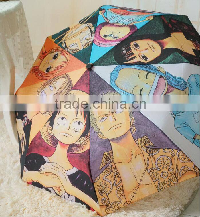 Cheap Rain Manga Umbrella , Oil Painting Umbrella