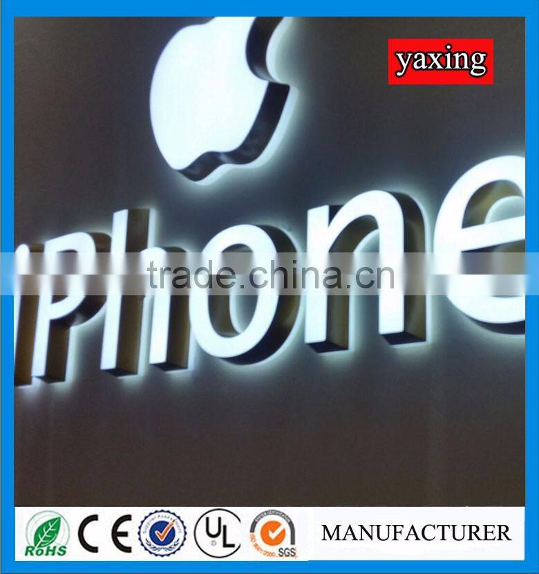 Colorful acrylic sign for company logo acrylic led lighted word