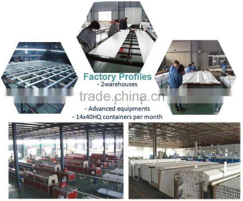 PVC painted window louver shutter blades