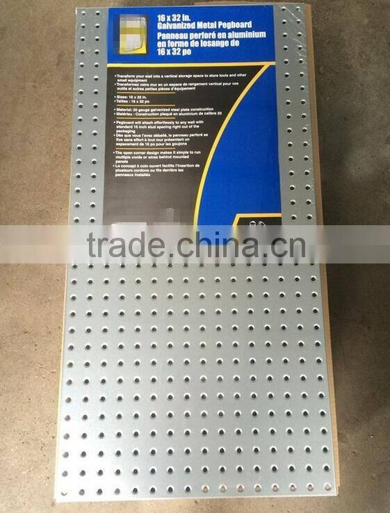 High quality aluminum 16x32 inch pegboard display for sale from china factory