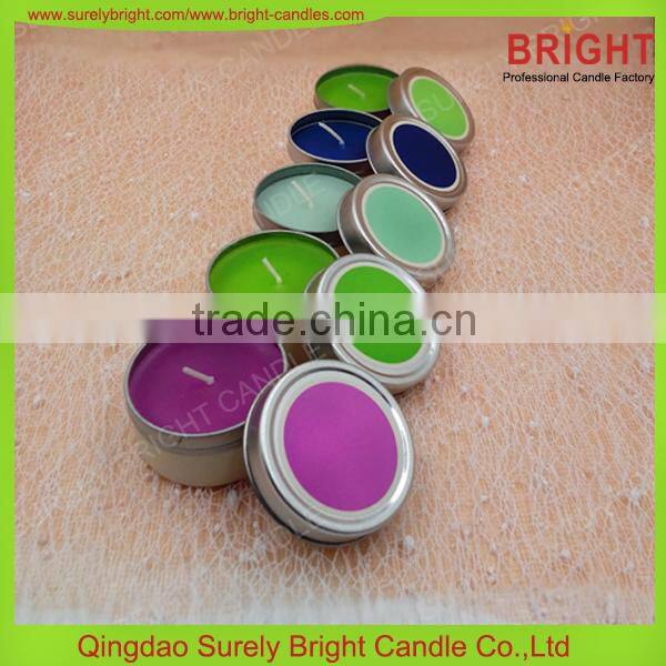 Tin Cans Decorated Candle Gift Set