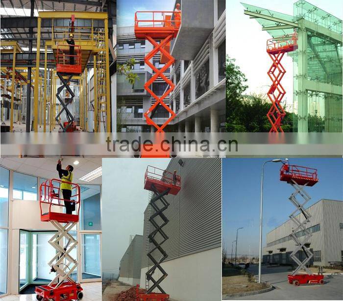 self-propelled electric man lifting equipment