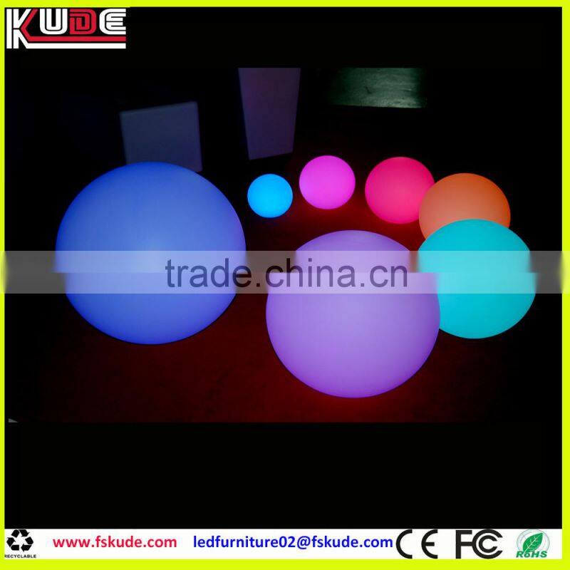 garden used outdoor christmas led light plasitc ball with battery operated
