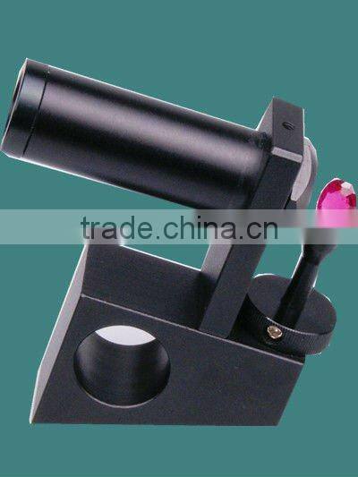 Black Rotating Calcite Dichroscope wtih Stand