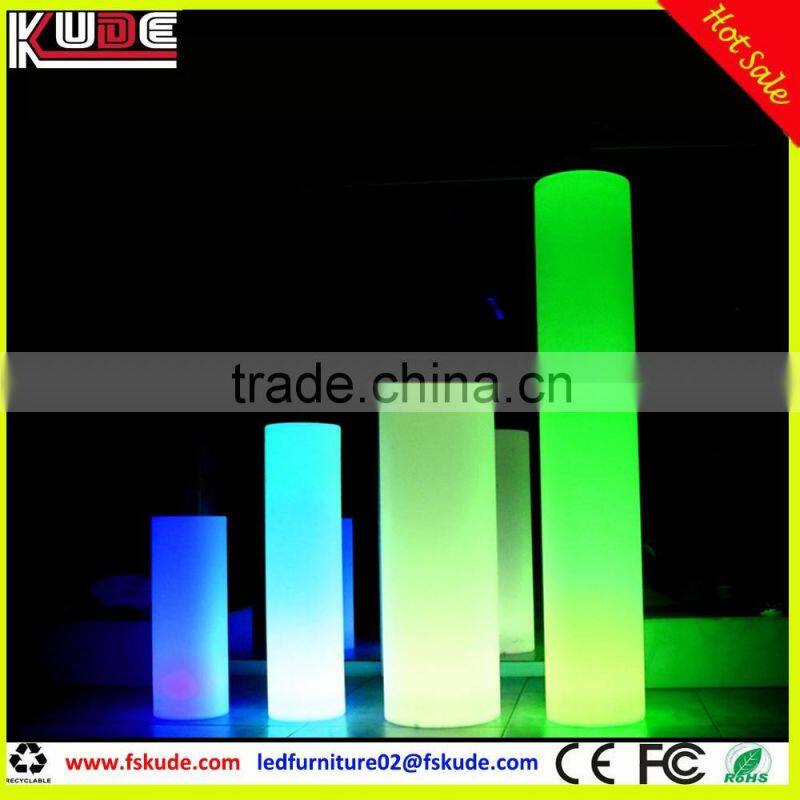 Landscape decotaive floor standing lamp with cylinder shape