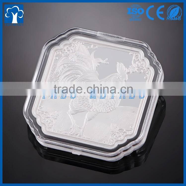 custom metal manufacturer Hydraulic pressure silver coin
