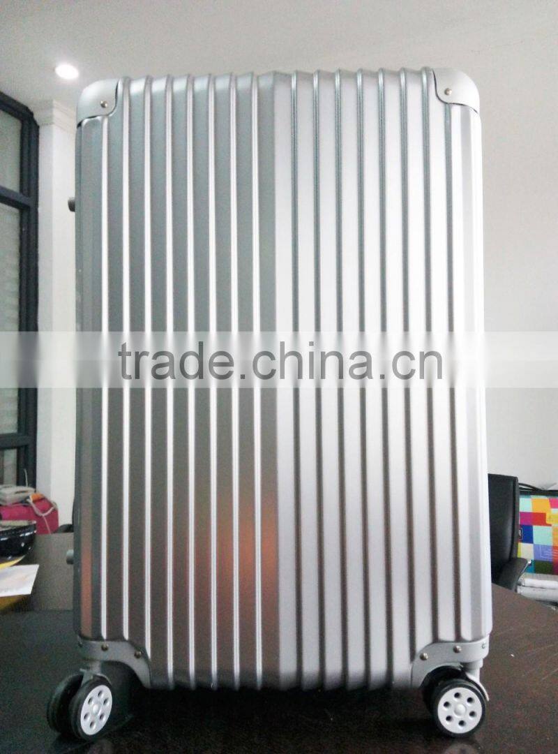 TOP and High quality hard ABS+PC Bright trolley luggage set