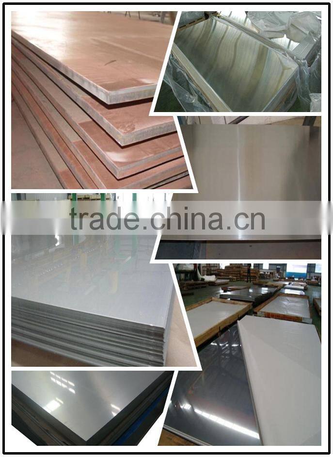 Top quality aisi 304 sizes stainless steel sheet