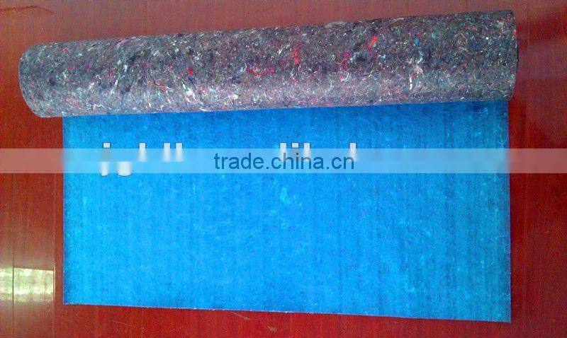 Non-woven fiber felt/fiber flooring underlay