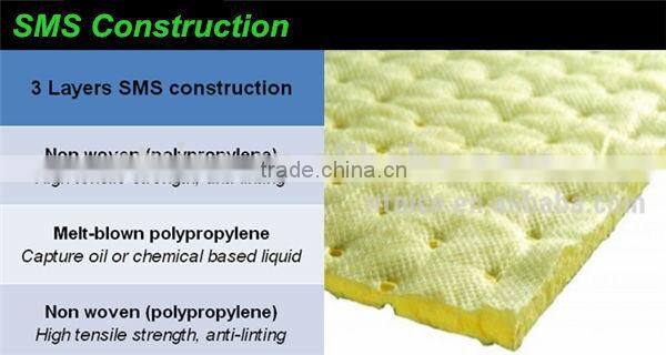 safety hazmat and chemic sorbent roll