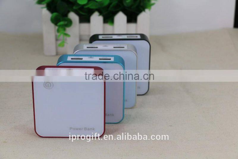 2016 Hot selling Portable Power Bank battery cell phone charger 9000mAh