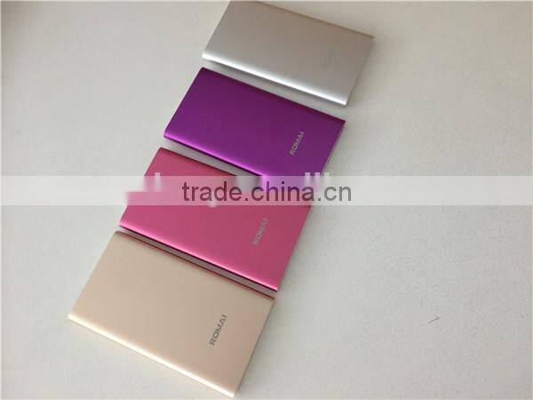 ROMAI 2015 credit card size power bank /credit card power bank with high quality