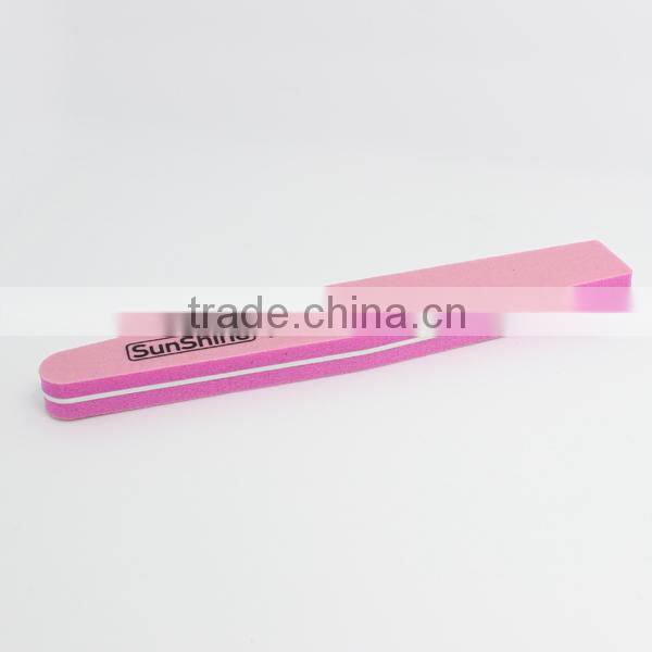 Fashion design pink color nail file nail tools for nail art