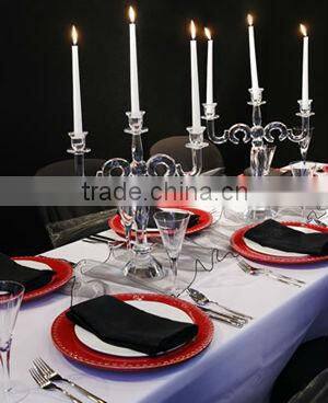 3 arms table candelabra