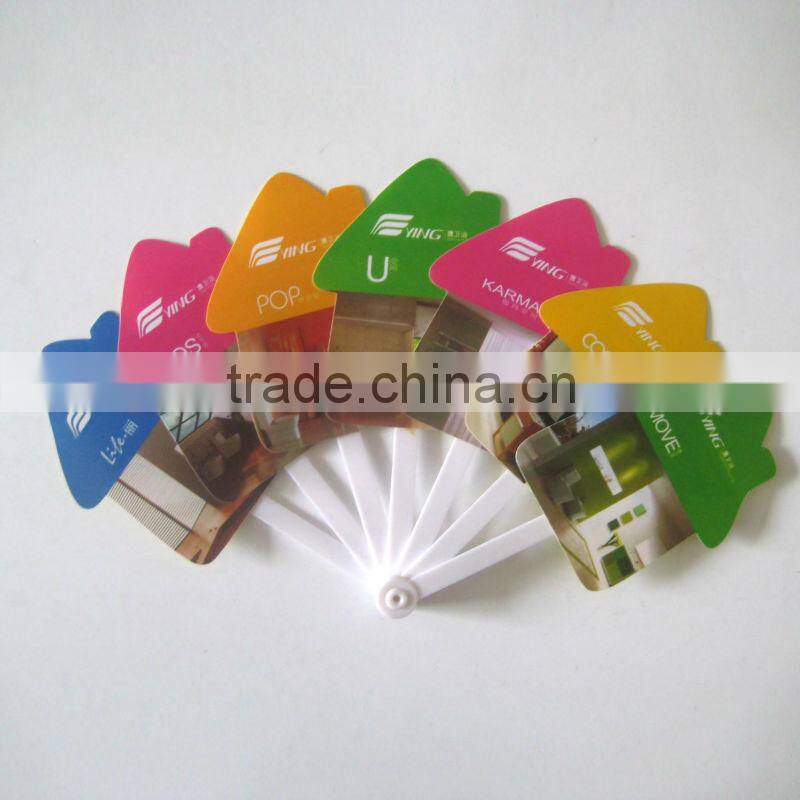 plastic fan (handle fan, hand fan)