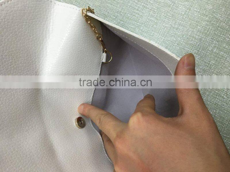 New Products Monogrammable PU Evening Clutch Bags