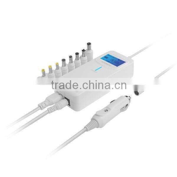 HUNDA Care Cigarette Lighter Socket Cable 90W Universal Laptop Battery Charger with 12 tips