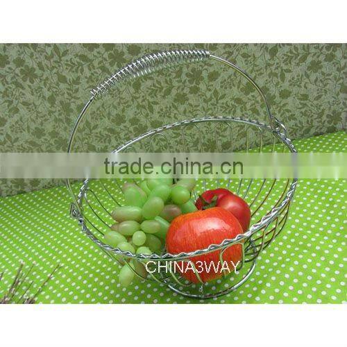carry charming cheap custom wholesale fruit gift metal baskets