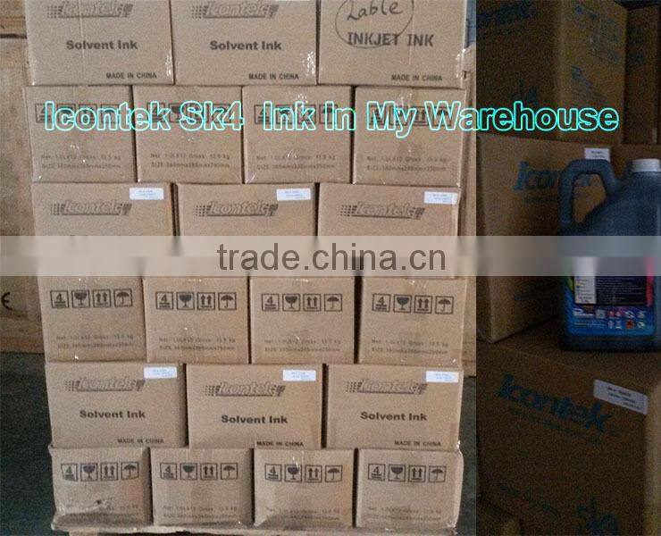 Large format printer crystaljet solvent ink for SPT510/35pl head ,compatible with Crystaljet 9000 Series SPT-510 -35pl /50 pl