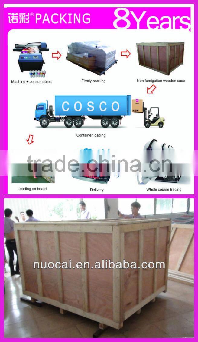 Large Format Digital Direct to Garments Printing Machine/ Impresora plana textile NC-610A