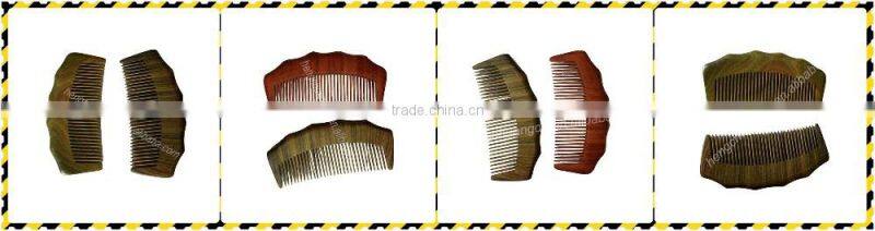 Healthy Green Sandal wood hair comb