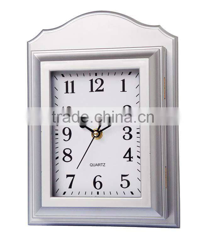 Wall clock with hidden safe