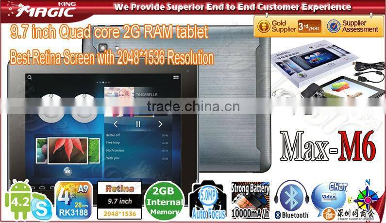 New arrival Pipo 10" android 4.2 tablet pc 3g BT quad core