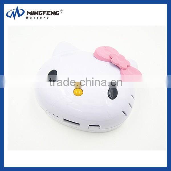 power bank 8000mah with hello kitty shape cartoon design